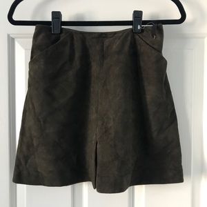 Banana Republic Suede mini skirt